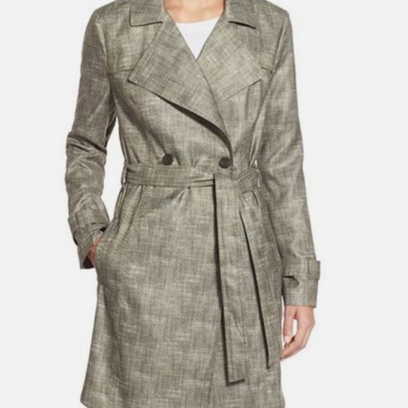 Olive Classic Trench - Picture 4 of 5